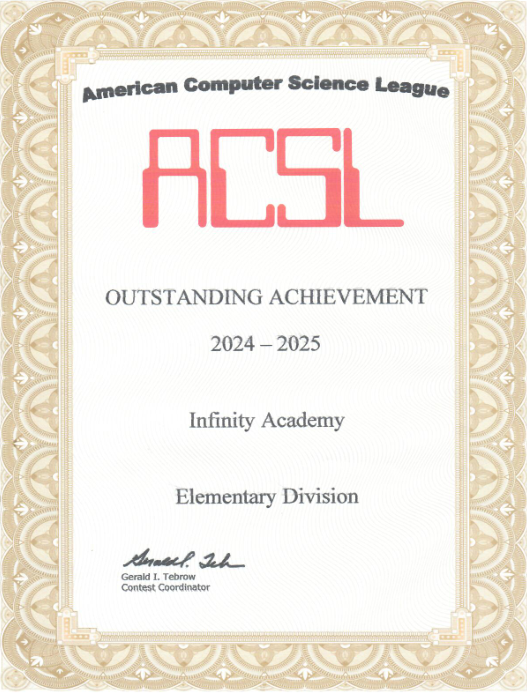 ACSL Outstanding Achievement — Elementary